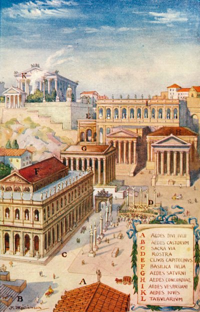 O Império Romano - Fórum Romano (imprimir) de J. Williamson