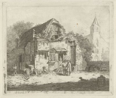 Casa agrícola perto de uma igreja de Jabes Heenck