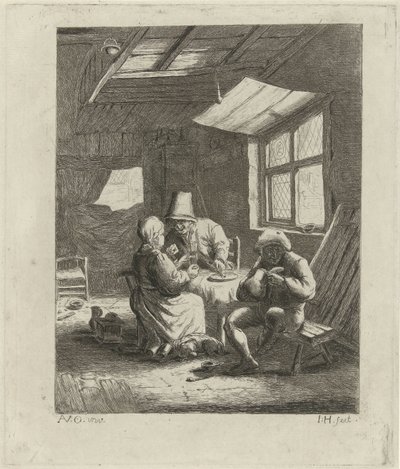 Interior do agricultor (primeira versão) de Jabes Heenck
