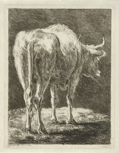 Vaca numa paisagem de Jabes Heenck