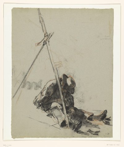 Um cortador de relva de Jac van Looij (signed by artist)