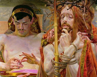 Cristo com Pilatos de Jacek Malczewski