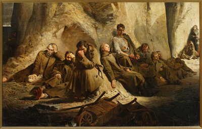 Domingo na mina (Descanso na mina) de Jacek Malczewski