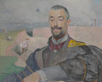 Retrato de Erazm Barącz de Jacek Malczewski