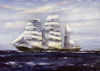 Clipper Shipper Ships: Strathdon (cor litho) de Jack (after) Spurling