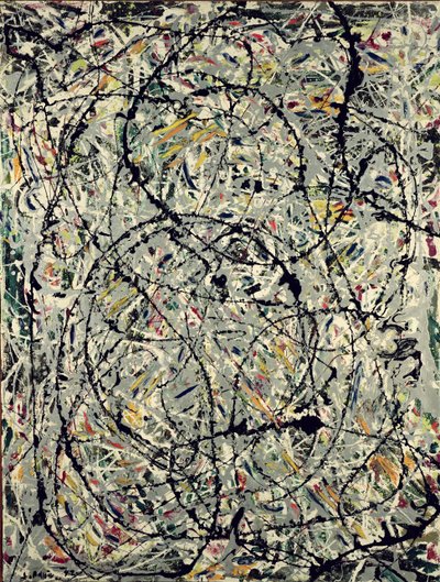 Caminhos ondulados de Jackson Pollock