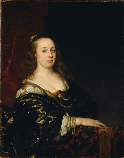 Retrato de uma mulher de Jacob Adriaensz Backer