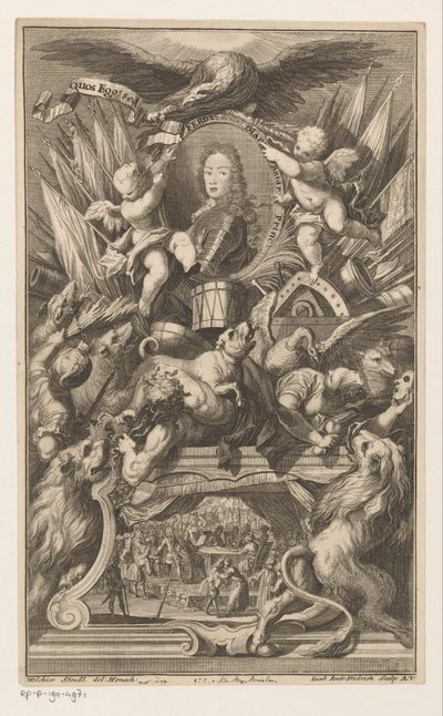 Retrato de Ferdinando da Baviera de Jacob Andreas Fridrich (I)