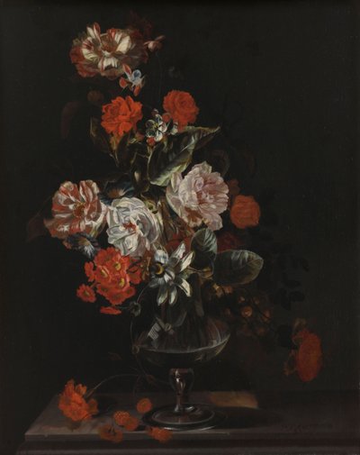 Natureza Morta com Flores de Jacob Campo Weyerman
