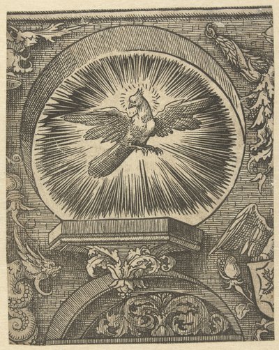 O espírito Santo O Credo (título da série) de Jacob Cornelisz van Oostsanen