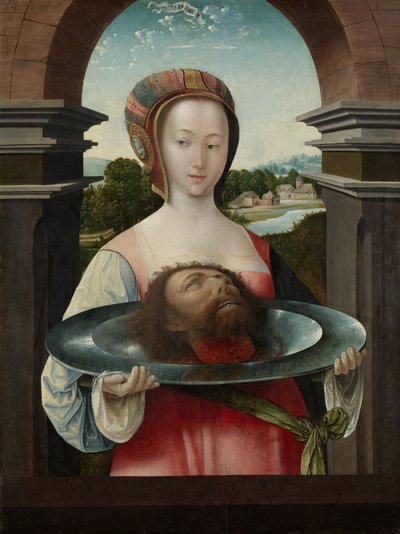 Salomé com a cabeça de João Batista, 1524 de Jacob Cornelisz van Oostsanen