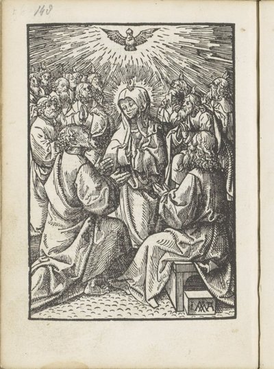 Derramamento do Espírito Santo A Pequena Paixão (título da série) de Jacob Cornelisz van Oostsanen