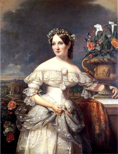 A noiva, Serena Mayer Franklin de Jacob Eichholtz