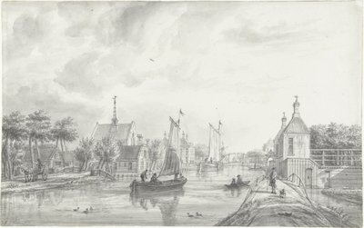 Vista de Leiderdorp de Jacob Elias La Fargue
