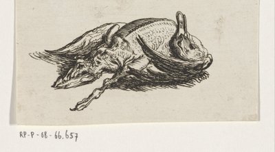 pato morto de Jacob Elias van Varelen