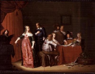 Festa em um Interior de Jacob F. van der (follower of) Merck