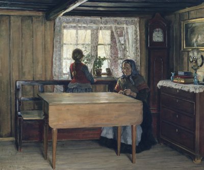 Na casa da avó de Jacob Gloersen