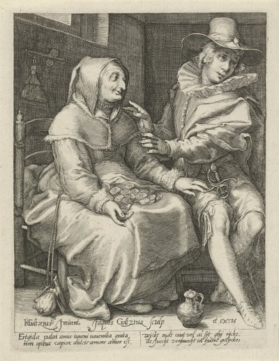 amor desigual de Jacob Goltzius (II)