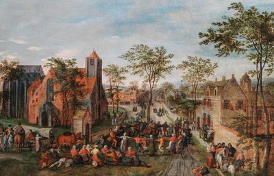 Feira da vila, década de 1580. de Jacob Grimmer