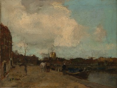 Lado do Canal. de Jacob Henricus Maris