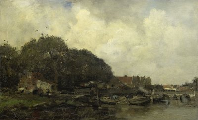 Vista do porto de Jacob Henricus or Hendricus Maris