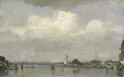 Vista do porto de Jacob Henricus or Hendricus Maris