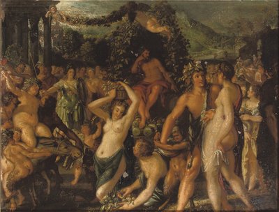 Sine Baccho et Cerere friget Venus de Jacob Hoefnagel