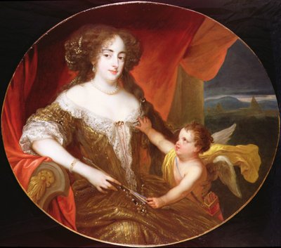 Um retrato de uma senhora, sentada a três quartos de comprimento (óleo sobre tela) de Jacob Huysmans