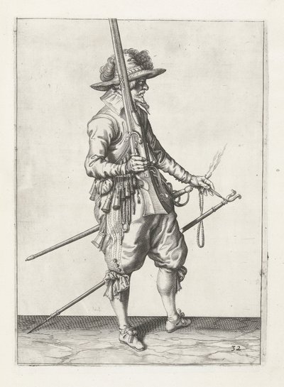 Mosqueteiro, c.1600 de Jacob II de Gheyn