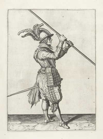 Soldado com lança, c.1600 de Jacob II de Gheyn