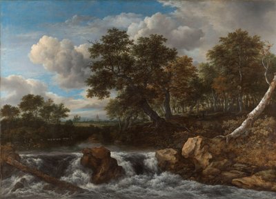 Paisagem com cachoeira paisagem com cachoeira de Jacob van Ruisdael