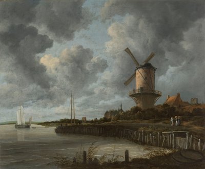 O moinho de vento em Wijk bij Duurstede O moinho de vento em Wijk bij Duurstede de Jacob van Ruisdael