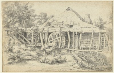 Vista de um moinho de água de Jacob van Ruisdael