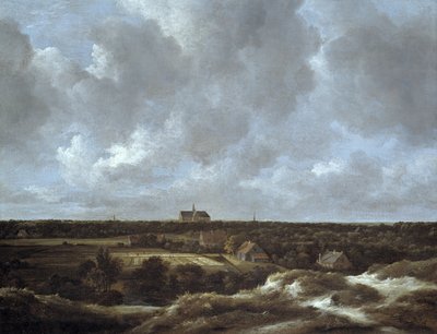 A View of Haarlem and Bleaching Fields, c.1665-70 (óleo sobre tela) de Jacob van Ruisdael
