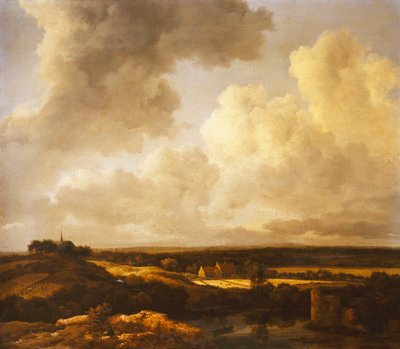 Uma paisagem extensa no verão, 1665-70 de Jacob van Ruisdael