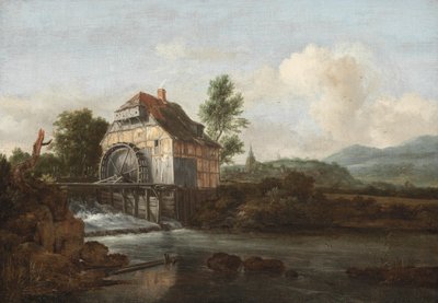 Paisagem com um moinho de água, c.1680 de Jacob van Ruisdael