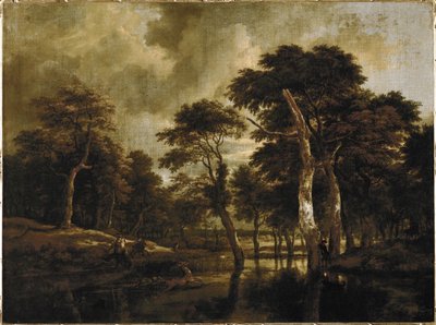 A caça (pintura sobre tela) de Jacob Isaaksz. or Isaacksz. van Ruisdael