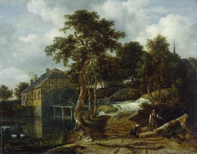 Paisagem com moinho de água de Jacob Isaakszoon van Ruysdael