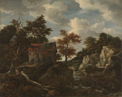 Paisagem rochosa de Jacob Isaakszoon van Ruysdael