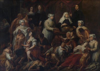 Freiras do Hospital de Antuérpia (óleo) de Jacob Jordaens