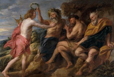 Apolo como vencedor sobre Pan de Jacob Jordaens