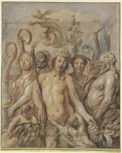 Cortejo de bacantes (Triunfo de Baco) de Jacob Jordaens