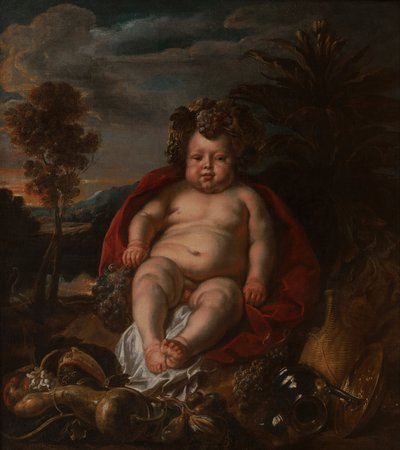 Baco em criança de Jacob Jordaens