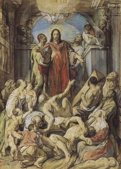 Cristo, o Milagreiro de Jacob Jordaens