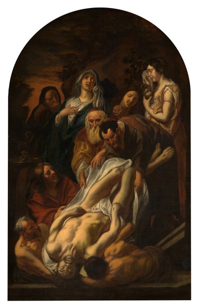 O sepultamento de Cristo de Jacob Jordaens