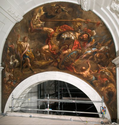 David e Golias de Jacob Jordaens