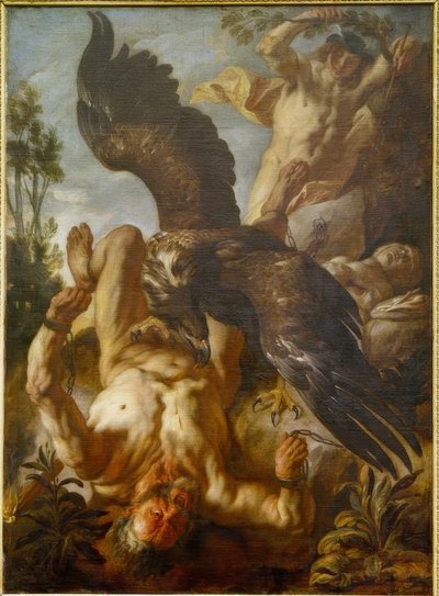 O Prometeu ligado de Jacob Jordaens