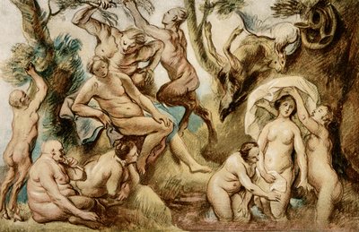 Diana banho de Jacob Jordaens