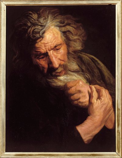 Chefe da Pintura do Velho Jacob Jordaens (1593-1678), cerca de 1640 Amiens, Museu da Picardia de Jacob Jordaens
