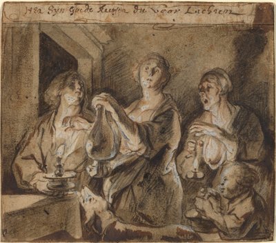 "São boas velas que iluminam o caminho" de Jacob Jordaens